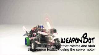 ROBOROBO EDUCATION ROBO KIT 6  WEAPON BOT [upl. by Mcloughlin]