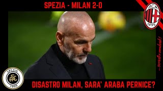 SPEZIA  MILAN 20 DISASTRO DEL MILAN CON LO SPEZIA E LE SCELTE DI PIOLI SARÀ ARABA PERNICE [upl. by Immat]