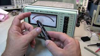 265 Vintage Tech Checking out an RF Millivoltmeter  Boonton 92C [upl. by Aracal]