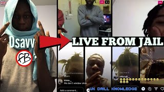 Dsavv ofb Goes Live From Jail‼️ [upl. by Peder933]