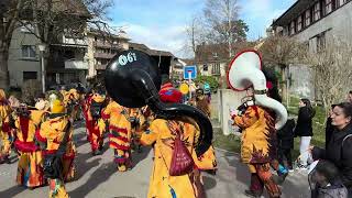 Guggenmusik Kookaburra Nürensdorf  Umzug Fasnacht Bülach 2024 [upl. by Elrebmik]