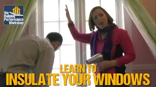 How to Weatherize Windows with Plastic Film Insulation DIY Home Improvement [upl. by Tammy]