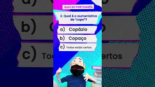 Quiz dos AUMENTATIVOS com Nonozinho quiz aumentativo grauaumentativo [upl. by Arramas]