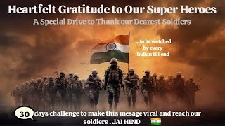 Special Drive to Thank our Dearest Soldiers 🇮🇳 DefenceSquad ADGPIINDIANARMY SETIndiaNDTV [upl. by Soutor]