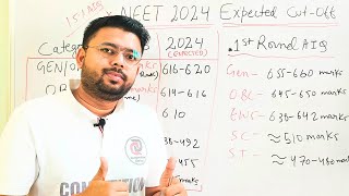 Neet 2024 Expected Cut Off 🔥 Neet 2024 Cut off Neet 2024 Category wise Cut OffNeet 2024 Safe Score [upl. by Nwahsat]