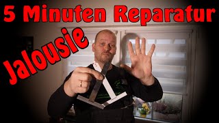 Jalousien in 5 Min selber reparieren [upl. by Ayihsa]