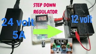 cara merakit step down converter untuk menurunkan tegangan [upl. by Posner779]