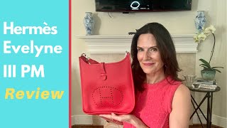 Hermès Evelyne PM Review  What It Fits What It Costs  More [upl. by Peppard]