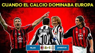 Cuando el CALCIO DOMINABA EUROPA  MILAN 21 JUVENTUS 20022003 [upl. by Dex]