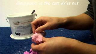 Alginate mould removal from cast [upl. by Eseyt600]