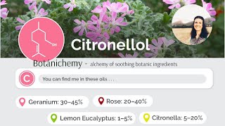 Chemistry series  Citronellol [upl. by Beatrisa]