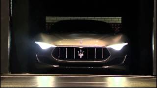 Maserati Alfieri Concept Car Unveiling at 2014 Geneva Auto Show [upl. by Aceissej]