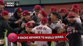 DIAMONDBACKS ADVANCE TO THE WORLD SERIES  2023 MLB Postseason [upl. by Akemahs]