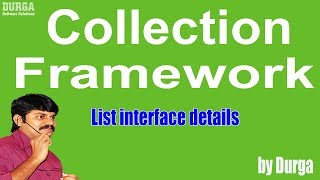 Collection Framework  List interface details [upl. by Hayashi]