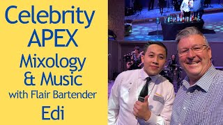 Celebrity APEX Captains Club Music and Mixology Show with Flair Barternder Edi from Indonesia [upl. by Hatty]