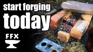 Start forging TODAY in your own backyard  no special tools required [upl. by Launamme]