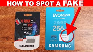 How to tell FAKE Samsung SD Memory Card EASY WAY 2022 [upl. by Lodnar]