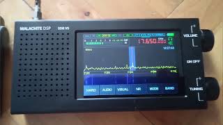 Malachite DSP V5 vs Modified Xhdata D808 [upl. by Ennoryt817]