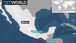 Breaking News Magnitude 8 earthquake hits off Mexico coast [upl. by Oniratac885]