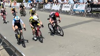 Vlaams Kampioenschap Elverdinge U17 1e j Nieuwelingen 2024 cc1785 cyclingvlaanderen [upl. by Kinelski]