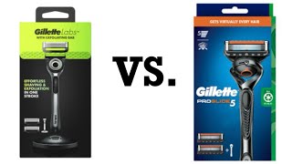 Gillette Fusion Proglide VS Gillette Labs Exfoliating Bar [upl. by Ahsataj]