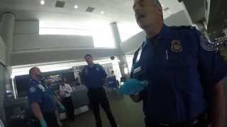 TSA Interaction  DIA Additional Body Screening After Landing [upl. by Karame]