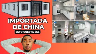 quotDescubre cómo IMPORTAR tu casa desde CHINA Casas prefabricadas de acero en ALIBABAquot [upl. by Ecinwahs]