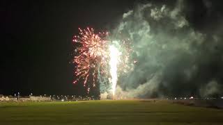 Whitley Bay Fireworks Display 2021  7th November 2021  The Links [upl. by Llehctim]