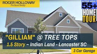 GILLIAM 15 Story Ranch For Sale Tree Tops Lennar SC [upl. by Odirfliw791]