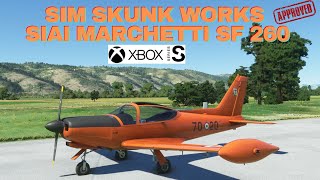 Microsoft Flight Simulator XBOX SERIES S Sim Skunk Works SIAI Marchetti SF 260 Showcase [upl. by Lemmueu]