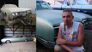 MIRACLE Homemade Rust Dissolver  Barnfind 1967 Oldsmobile Resurrection [upl. by Aynos52]