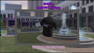 Evento Connect Space  Camiseta Conectar 2022  ROBLOX [upl. by Scopp]