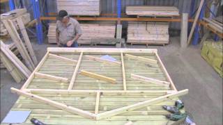 cubbykraft How to make a Cubby House timber frame part 3 [upl. by Nyar]