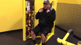 Planet Fitness Ab Machine  How to use the ab machine at Planet Fitness [upl. by Aynekat]