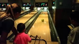 The Kids First Time Bowling July 142015 [upl. by Tiemroth]