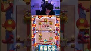 BENIJU HACE UN PREDICT A LA INVERSA EN CLASH ROYALE 😲 shorts clashroyale beniju fyp [upl. by Asylla]