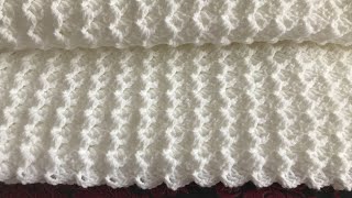 Easiest crochet baby blanketCrochet blanket patternCrochet shawl [upl. by May]