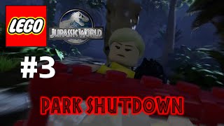 LEGO JURASSIC WORLD  PART 3  PARK SHUTDOWN  KUKUWADEWI TV [upl. by Ecal92]