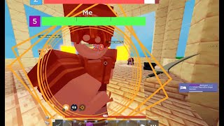 Tryhards are scared of Billy with fortuna Roblox Bedwars [upl. by Nirol]