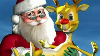 Rudolph the Red Nosed Reindeer Song with Lyrics  Christmas Carol songs 3D Cartoon Animation [upl. by Llerehs899]