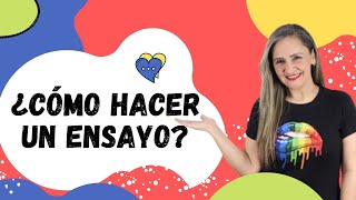 CÓMO HACER UN ENSAYO EN 3 PASOS ✅ ¡más fácil que nunca 😎 edutuber [upl. by Esmaria17]