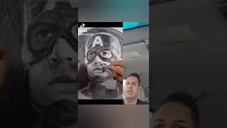 Insane Marvel Artist using a protractor unbelievable reactionvideo realisticdrawing [upl. by Nannie982]