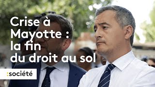 Gérald Darmanin annonce la fin du droit du sol à Mayotte [upl. by Tray]