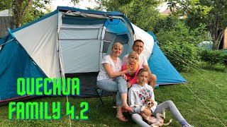 ОБЗОРОТЗЫВ ПАЛАТКИ QUECHUA ARPENAZ FAMILY 42 СПУСТЯ ТРЕХ ЛЕТ ИСПОЛЬЗОВАНИЯ [upl. by Humberto]