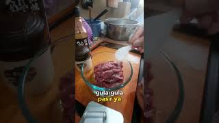 Marinasi daging ala hongkong resep cooking reels shortvideo shorts [upl. by Chancey804]