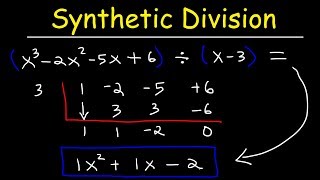 Synthetic Division of Polynomials [upl. by Clapp571]