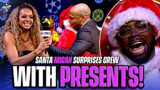 Micah Richards WILD Christmas Gifts to Henry Carragher amp Abdo  UCL Today  CBS Sports [upl. by Auberon]