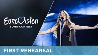 Iveta Mukuchyan  LoveWave Armenia First Rehearsal [upl. by Sirrad]