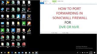 port forwarding in sonicwall firewall [upl. by Jenn]