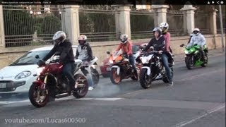 Motos esportivas acelerando em Curitiba  Parte 21 [upl. by Leamse]